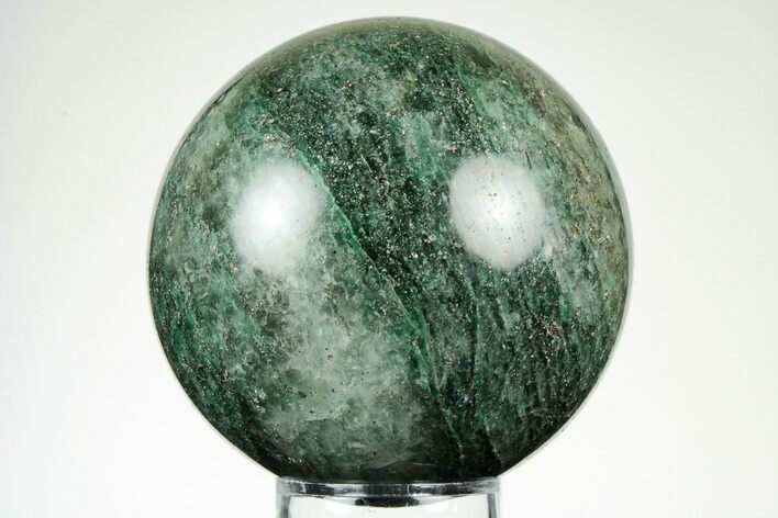 2.7" Polished Fuchsite Sphere - Madagascar